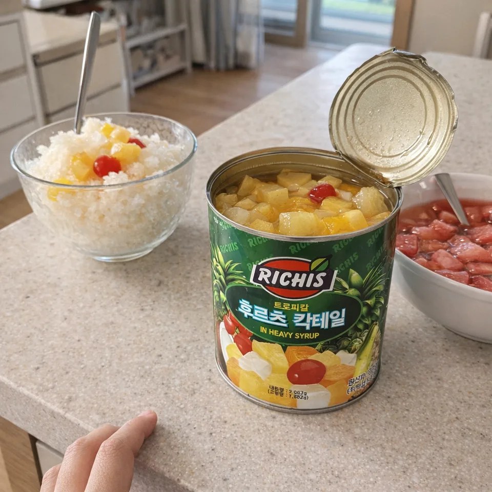 리치스 후르츠칵테일 통조림